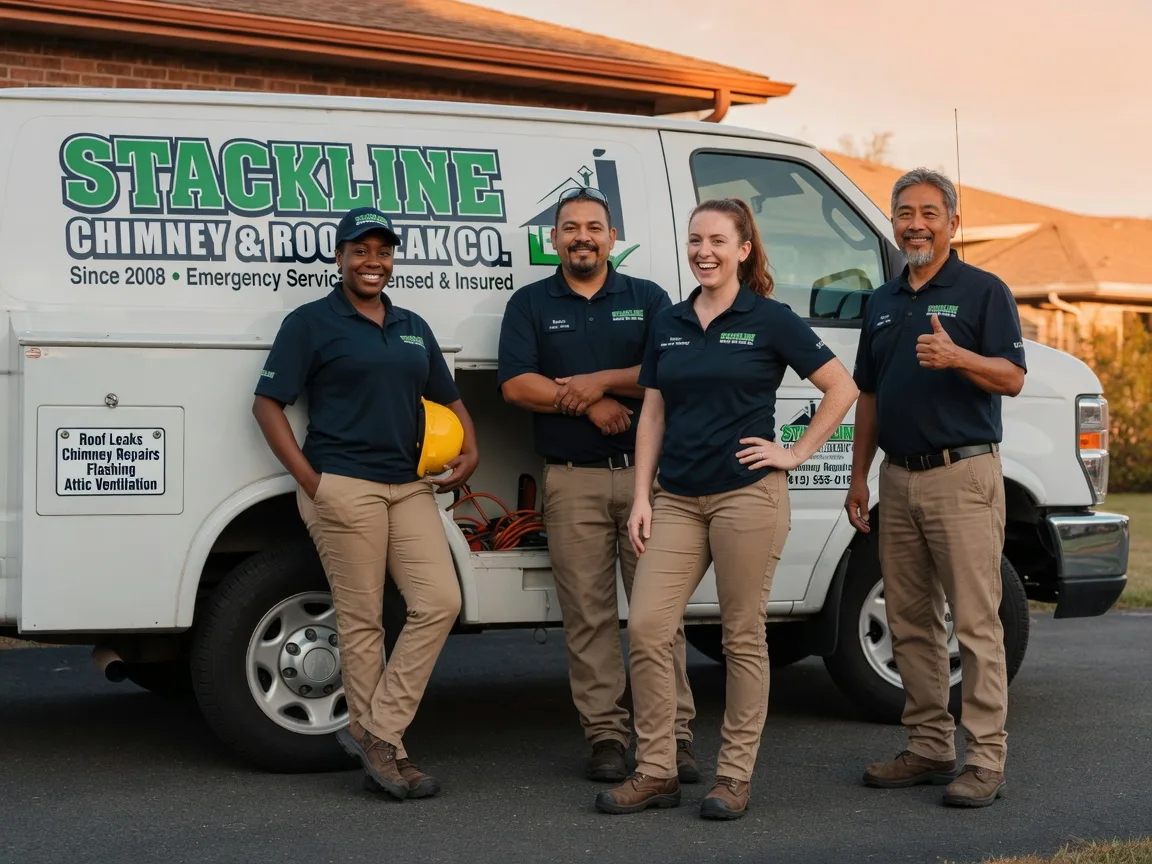 Chimney flashing repair company in Colony, OK